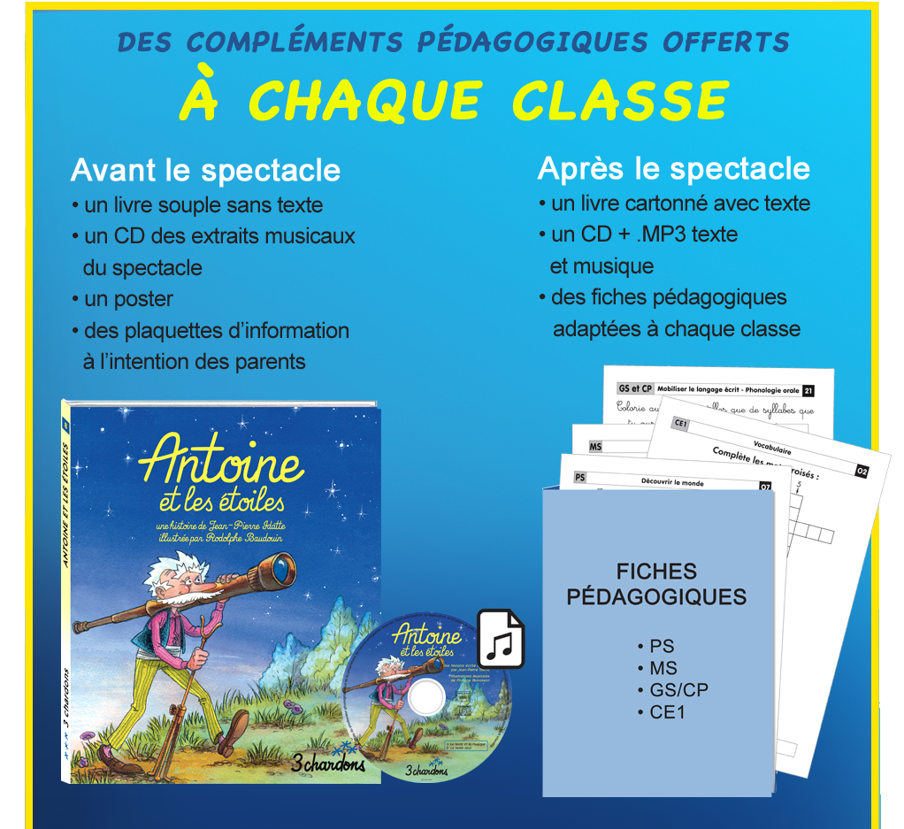 des complements pedagogiques offerts à chaque classe