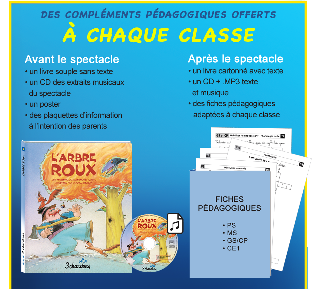 des complements pedagogiques offerts à chaque classe