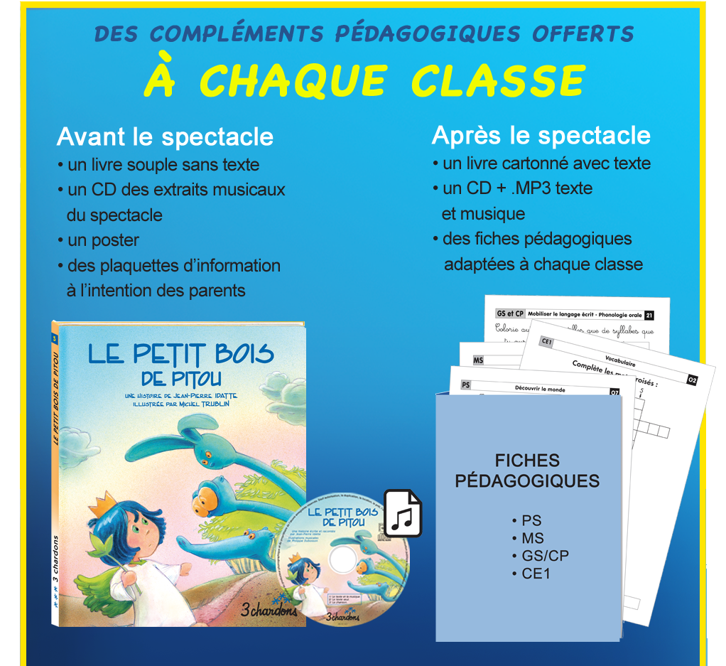 des complements pedagogiques offerts à chaque classe