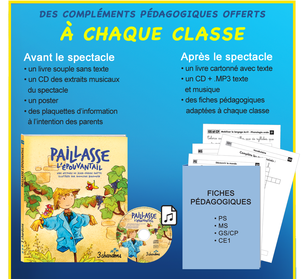 des complements pedagogiques offerts à chaque classe